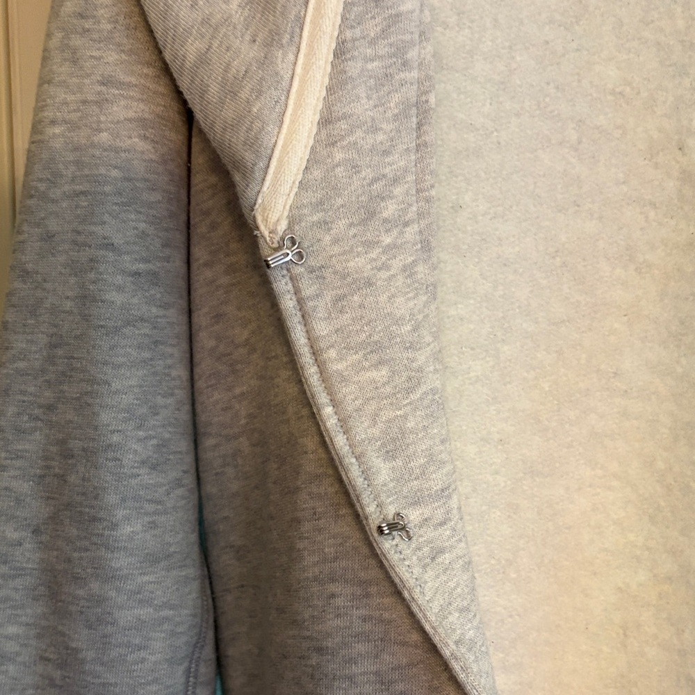 Ralph Lauren Light Gray Ruffle Sweater - Picture 3 of 7